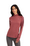 Ariat Ladies Facet Long Sleeved Base Layer - Front - Wild Ginger