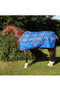 StormX Original Thelwell Collection Turnout Rug 50g in Cobalt Blue/Magenta