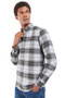 Barbour Mens Kyeloch Tailored Shirt in Greystone-Lifestyle Front