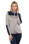 Toggi Ladies Dynamic Stretch Fleece Jacket- Taupe - Front