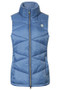 Covalliero Ladies Quilted Waistcoat in Ice Blue-Front