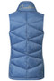 Covalliero Ladies Quilted Waistcoat in Ice Blue-Back