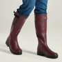 Le Chameau Ladies Vierzon Jersey Wellington Boots - Oxblood