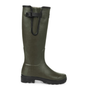 Le Chameau Ladies Vierzon Jersey Wellington Boots - Vert Chameau - Side