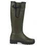 Le Chameau Ladies Vierzon Jersey Wellington Boots - Vert Chameau - Side