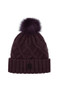 Cavallo Ladies Edita Coarse Knitted Hat - Red Wine