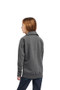 Ariat Youth Team Logo Full Zip Sweatshirt - Charcoal Grey - Back