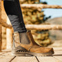 Lifestyle shot of the Ariat Ladies Barnyard Twin Gore II Waterproof Boots