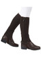 Dublin Childrens Easy Care Half Chaps II - Side- Brown