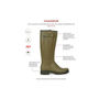 Le Chameau Mens Chasseur Neoprene Lined Wellies - Features