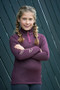 Covalliero Childrens Active Shirt in Winter Rose-Lifestyle