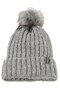 Pikeur Ladies Bobble Hat in Light Grey-Front