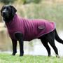 WeatherBeeta Comfitec Fleece Zip Dog Coat - Maroon - Lifestyle