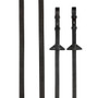 LeMieux Soft Rubber Reins in Brown/Silver
