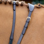 LeMieux Soft Rubber Reins - Brown - Lifestyle 1