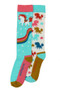Toggi Ladies Rainbow Horse Two Pack Socks