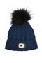 Equi-Light Ladies Pom Pom Torch Beanie in Navy