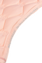 PS of Sweden Ruffle Dressage Saddle Pad in Peach - Spine Detail