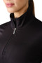 PS of Sweden Ladies Toska Long Sleeve Base Layer in Black - Zip Neck Detail
