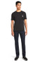 Ariat Men's Vertical Logo Short Sleeve T-Shirt in Black - Full Outfit