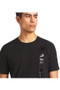 Ariat Men's Vertical Logo Short Sleeve T-Shirt in Black - Front Detail
