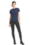 Ariat Ladies Ascent Crew Short Sleeve Base Layer in Navy - Full Body