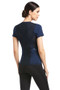 Ariat Ladies Ascent Crew Short Sleeve Base Layer in Navy - Back