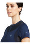 Ariat Ladies Ascent Crew Short Sleeve Base Layer in Navy - Chest/Side
