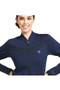 Ariat Ladies Ascent Full Zip Sweatshirt in Navy - Chest