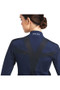 Ariat Ladies Ascent Full Zip Sweatshirt in Navy - Back Detail
