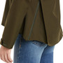 Detailing to the side of the Ariat Ladies Coastal Waterproof Jacket  - relic