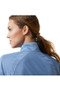 Ariat Ladies Sunstopper 2.0 Quarter-Zip Base Layer in Ashleigh Blue - Back Detail