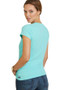 Ariat Ladies Varsity Outline T-Shirt in Pool Blue - Side/Back