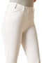 Ariat Ladies Tri Factor Full Seat Tights in White - side