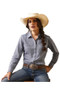 Ariat Ladies Real Billie Jean Shirt in Cassidy Embroidered Chambray - Front