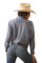 Ariat Ladies Real Billie Jean Shirt in Cassidy Embroidered Chambray - Back