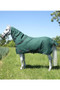 DefenceX System 100g Lightweight Stable Rug with Detachable Neck Cover in Green/Navy/Light Grey