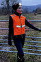 Equi-Light Hi-Viz LED Gilet - Orange & Silver