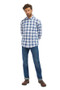 Barbour Mens Broxfield Regular Shirt in Blue-Lifestyle