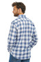 Barbour Mens Broxfield Regular Shirt in Blue-Back