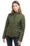 Barbour Ladies Stretch Cavalry Quilt in Olive/Olive Marl-Lifestyle