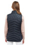 Barbour Ladies Stretch Cavalry Gilet in Dark Navy/Dark Navy Marl-Back