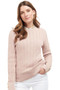 Barbour Ladies Fieldrose Knit in Rose Dust-Lifestyle