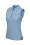 LeMieux Ladies Sleeveless Polo Shirt in Denim - Side
