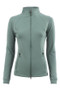 Cavallo Ladies Fama Collar Jacket - Sea Green - Front