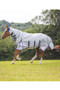 Shires Highlander Plus Sun Shade Combo Fly Rug Grey - Lifestyle