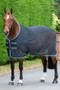 Shires Tempest Original Fleece Mesh Cooler Rug - Black - Lifestyle