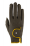 Roeckl Malta Gloves in Khaki/ Mustard-Front
