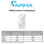 ARMA Carbon Training Boot - Size Guide
