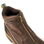 Moretta Vittoria Front Zip Boots- Brown - Zip